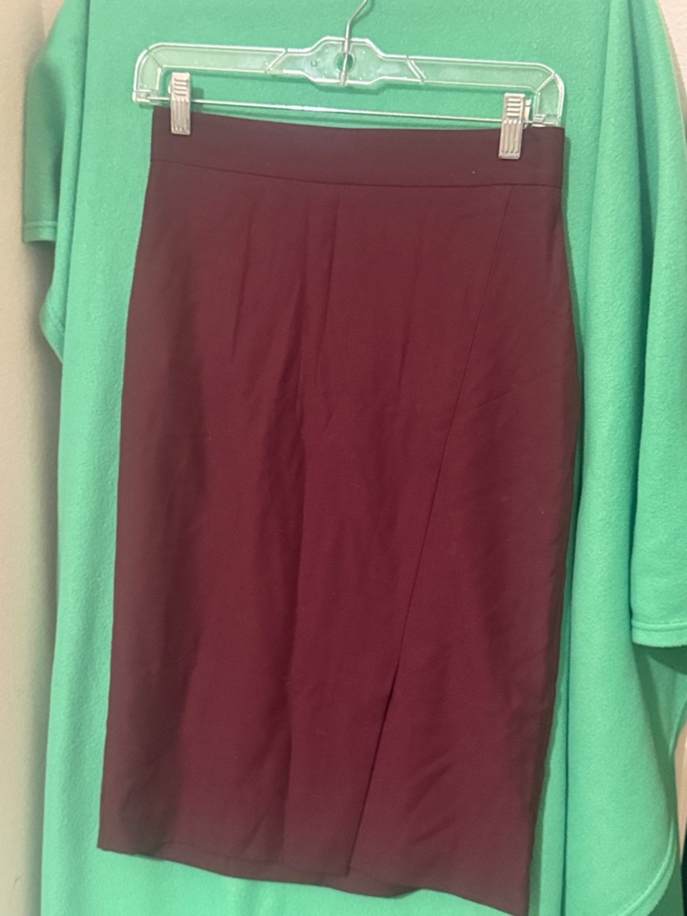 Ann Taylor Maroon Pencil Skirt NWT